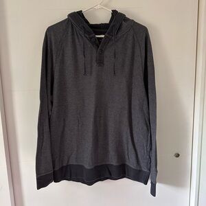 Old Navy Men’s Grey Hoodie Sweatshirt Size L